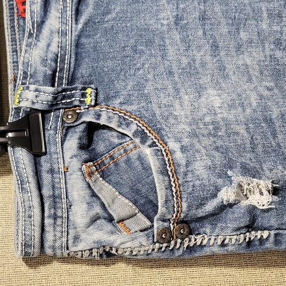 ZANADI Women's Distressed Denim Boho Jeans Sz 18 - Picture 4 of 12